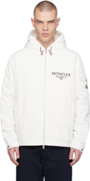 Moncler White Granero Down Jacket