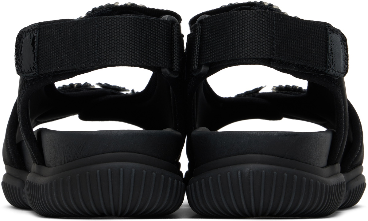 Cecilie Bahnsen Black Valeria Sandals