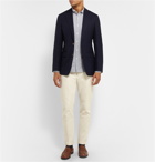 Thom Sweeney - Navy Curzon Slim-Fit Wool Blazer - Blue