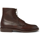 Brunello Cucinelli - Full-Grain Leather Boots - Brown