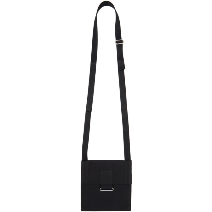 132 5. ISSEY MIYAKE Black Small Fold Square Bag 132 5. ISSEY MIYAKE