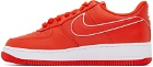Nike Red Air Force 1 '07 Sneakers