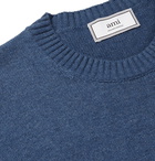 AMI - Knitted Sweater - Men - Blue