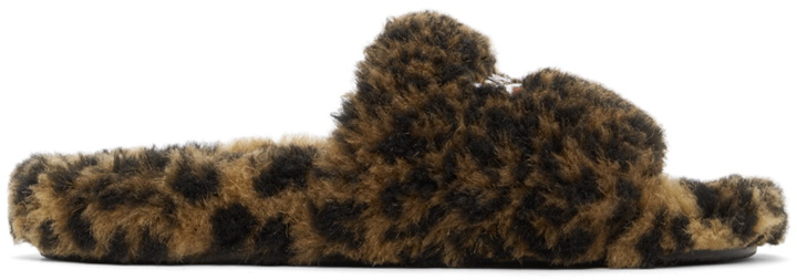 Photo: Balenciaga Brown & Black Leopard Furry Campaign Slides