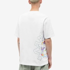 Men's AAPE Rainbow Camo T-Shirt in White