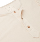 Tempus Now - Slim-Fit Cotton-Jersey Henley T-Shirt - Neutrals
