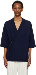 King & Tuckfield Navy Wrap Shirt