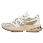 Palm Angels White & Beige Palm Runner Sneakers