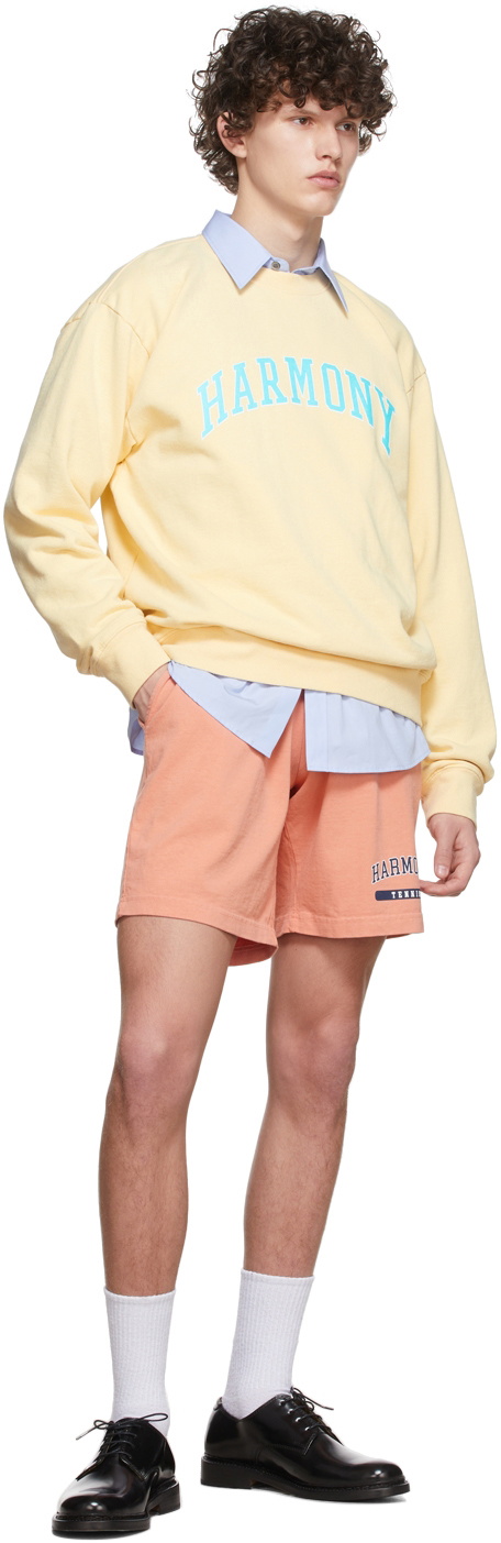 Harmony Yellow Cotton Sweatshirt
