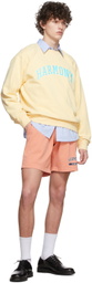 Harmony Yellow Cotton Sweatshirt