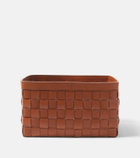 Giobagnara Mondina Large woven leather basket