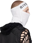 Givenchy White Embroidered Balaclava
