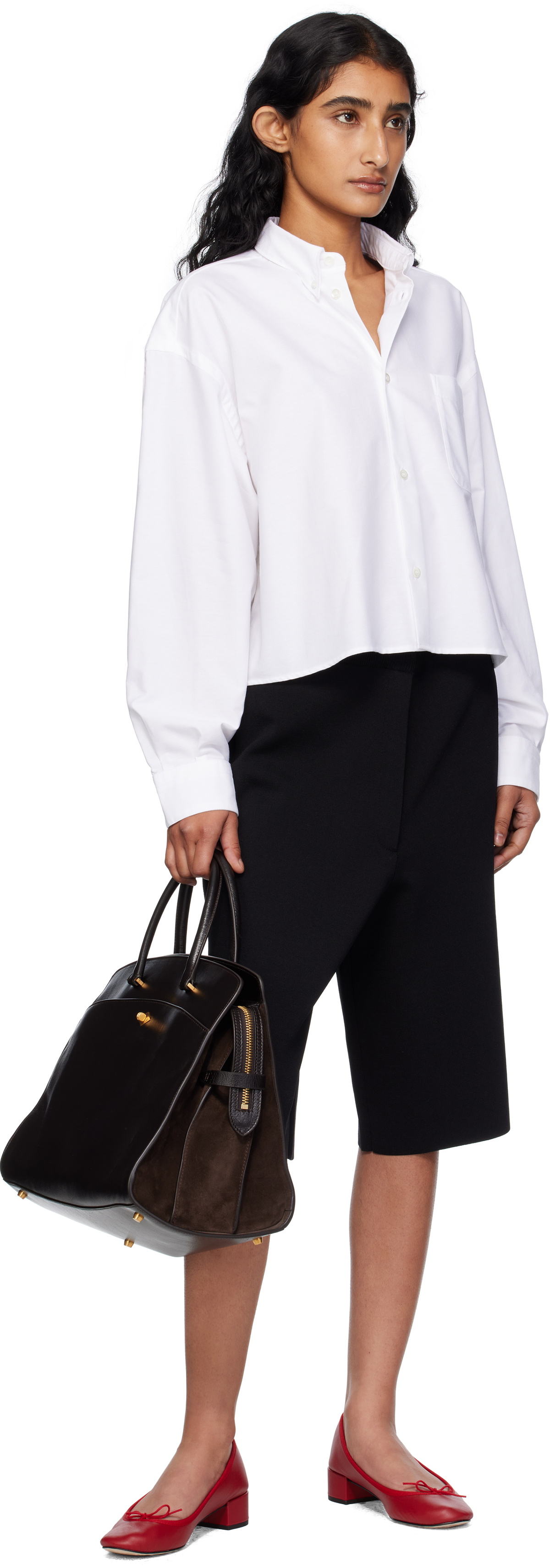 A.P.C. White Sophia Button Down Shirt