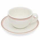 Service Projects Marlow Diner Cup & Plate in White/Red 