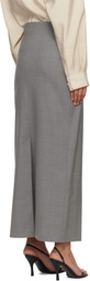 Loulou de Saison Gray Samos LDS Grain de Poudre Maxi Skirt