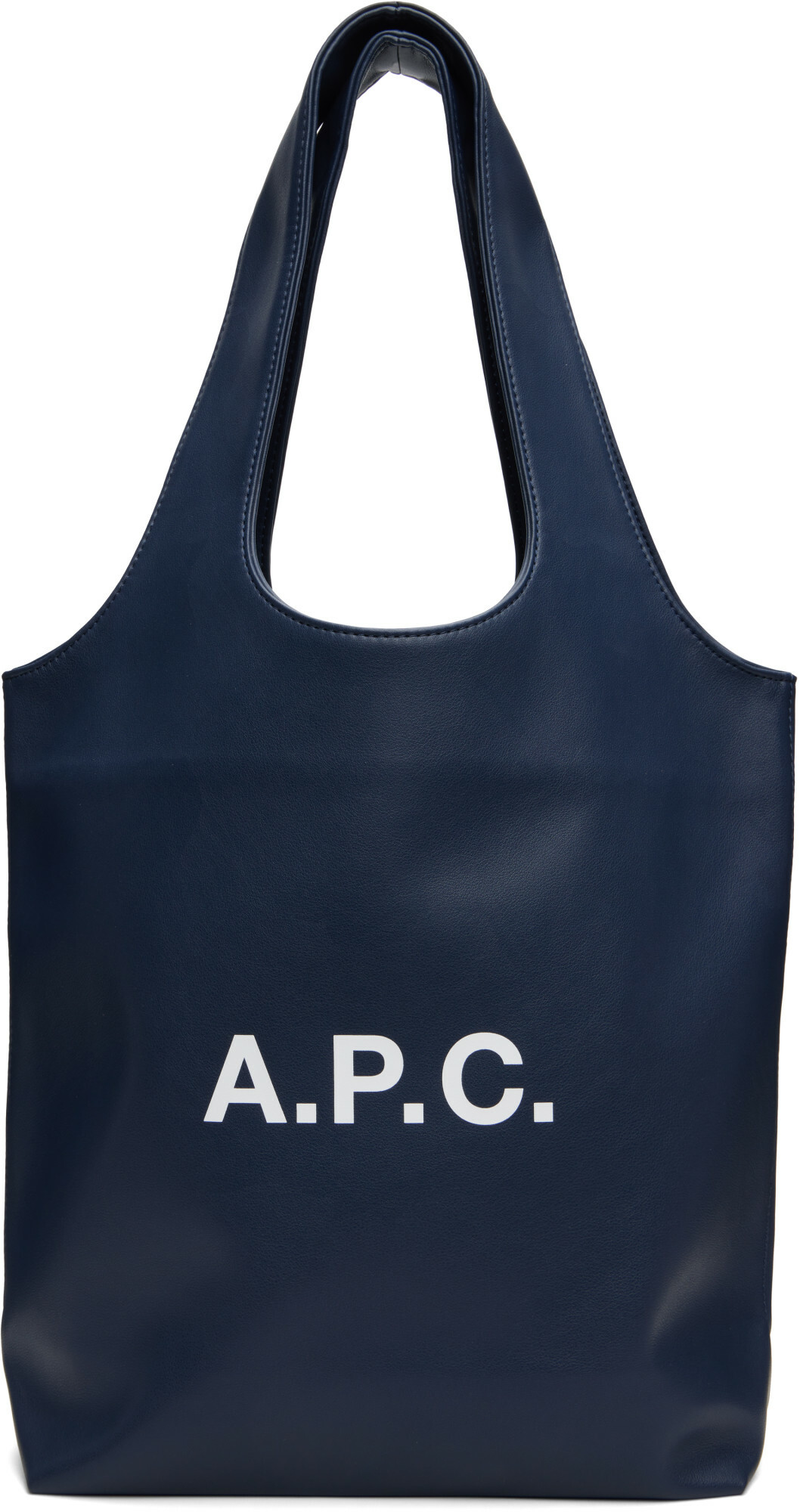A.P.C. Navy Ninon Small Tote