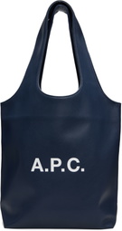 A.P.C. Navy Ninon Small Tote