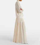 The Row Berenice cotton muslin wide-leg pants