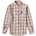 Butter Goods Men's Bucket Plaid Shirt in Red