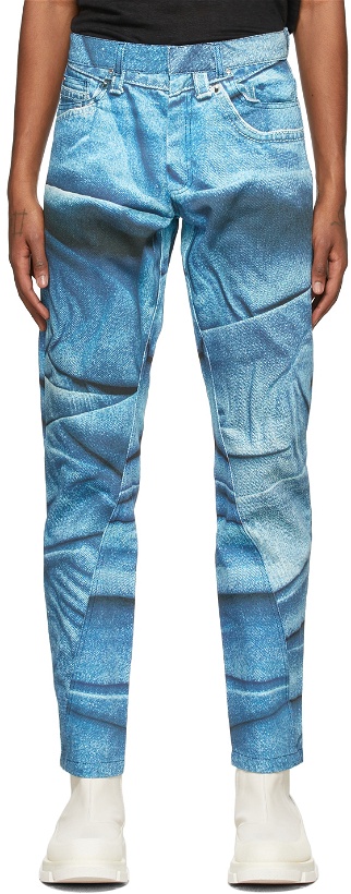 Photo: Bianca Saunders Blue Wrangler Edition Jeans