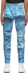 Bianca Saunders Blue Wrangler Edition Jeans