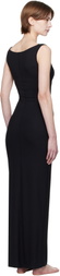 SKIMS Black Soft Lounge Lace Tank Maxi Dress