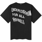 Undercoverism Men's Rebels T-Shirt in Black