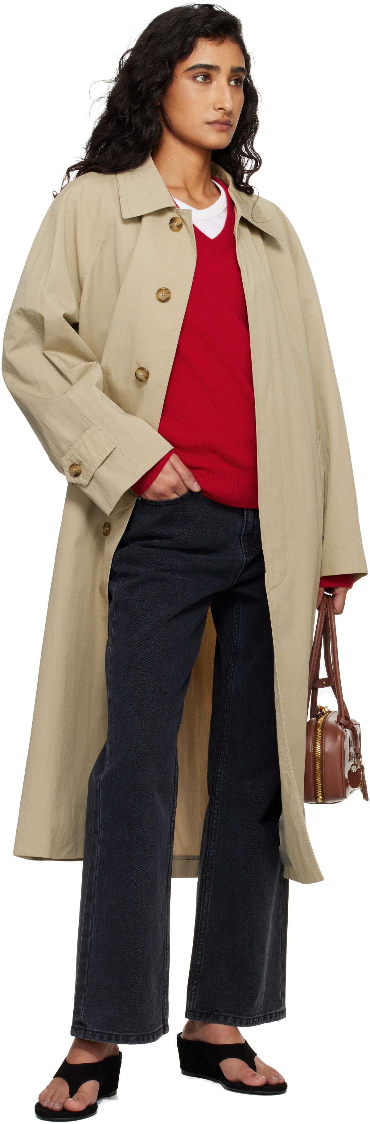 Dunst Beige Refined Mac Coat