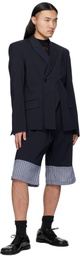 Ottolinger Navy Baggy Cargo Shorts