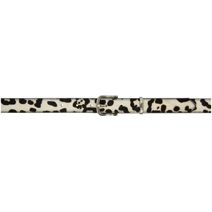 Photo: Stussy White Pony Hair Dress Belt