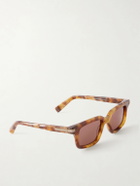 Zegna - Square-Frame Tortoiseshell Acetate Sunglasses - Brown