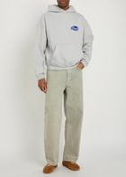 Picante Senna Hooded Cotton Sweatshirt Grey