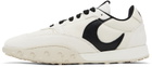 Marine Serre White & Black MS Rise Sneakers
