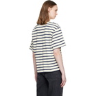 Citizens of Humanity Off-White & Navy Goldie T-shirt