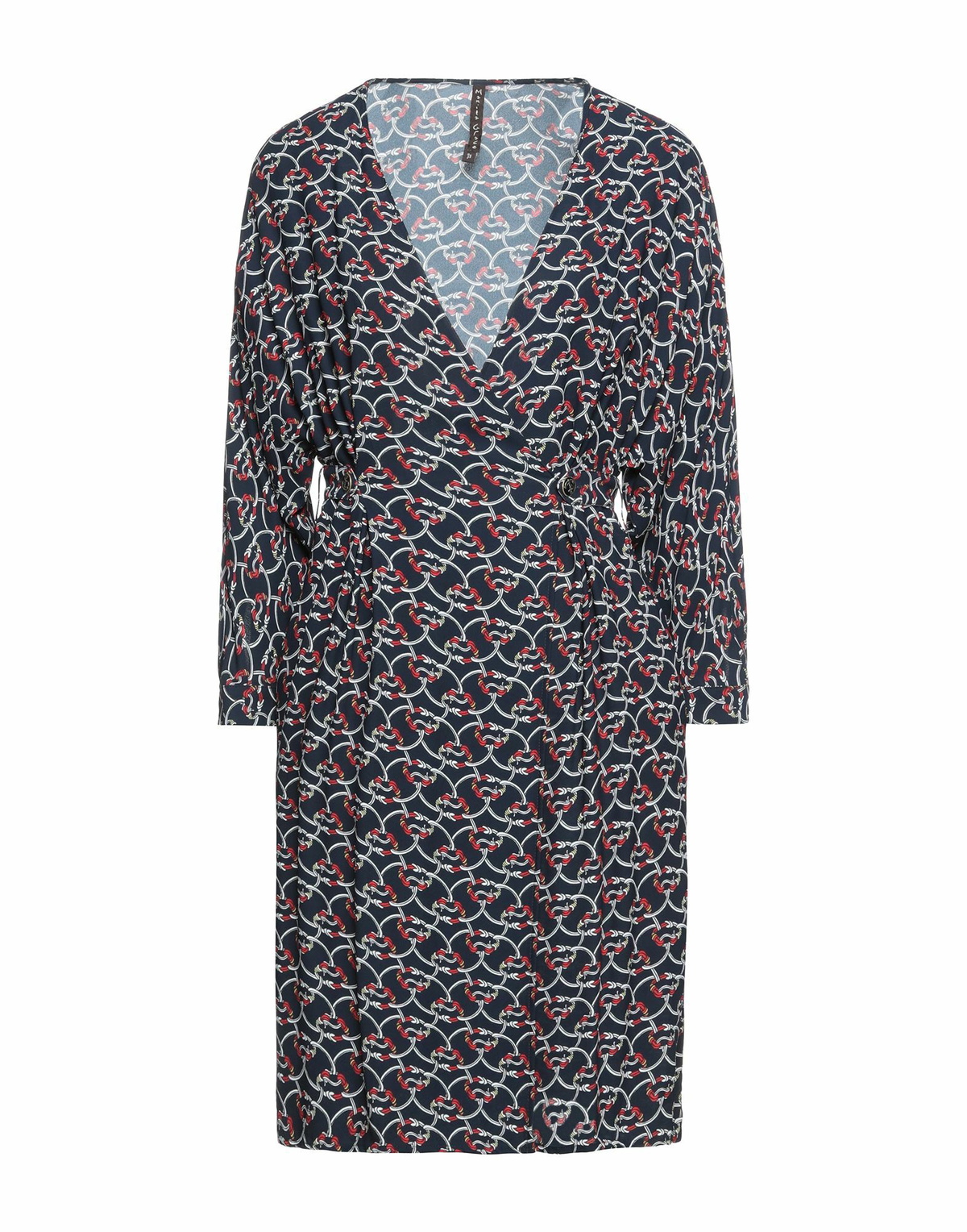 Manila Grace Womens Midi dress Midnight in Blue