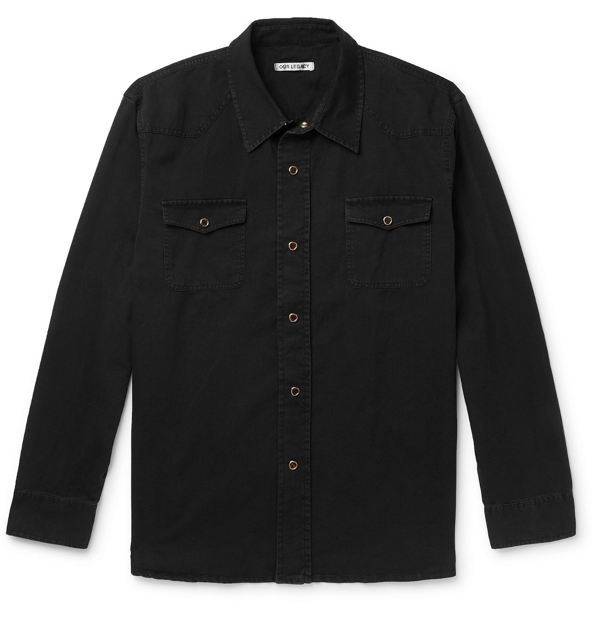 Our Legacy - New Frontier Western Denim Shirt - Black Our Legacy