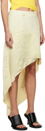 JW Anderson Off-White Asymmetric Midi Skirt