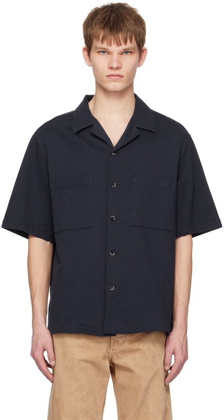 Photo: Barena Navy Solana Folpa Shirt