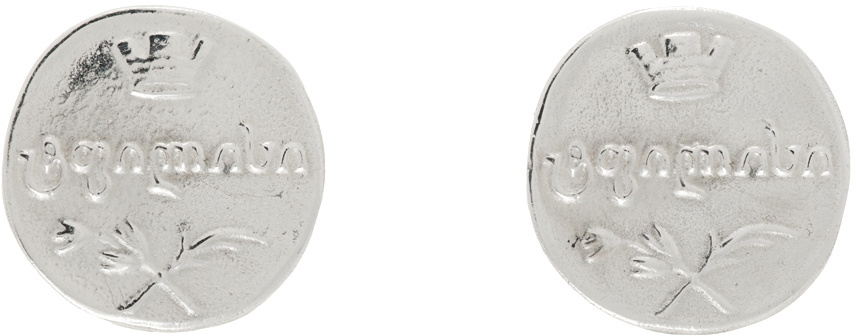 Situationist Silver Monetiforme Edition Moneti Earrings