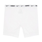 Nike Three-Pack White Cotton Everyday Boxer Briefs