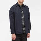 Undercover Men's Down Overshirt in Navy