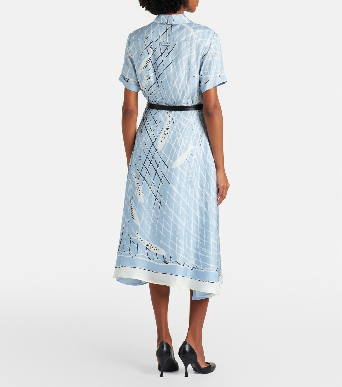 Altuzarra Kiera printed silk shirt dress