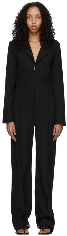 Photo: Jacquemus Black 'La Combinaison Costume' Jumpsuit