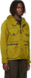 C.P. Company Khaki Panama-R Mixed Goggle Jacket