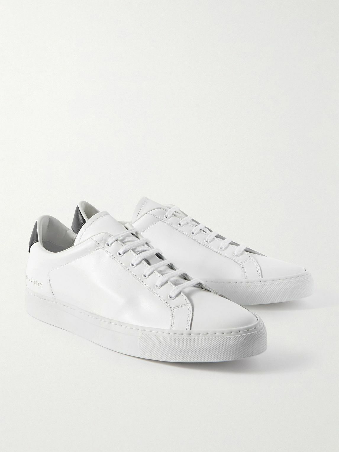 Common Projects - Retro Low Leather Sneakers - White Common Projects