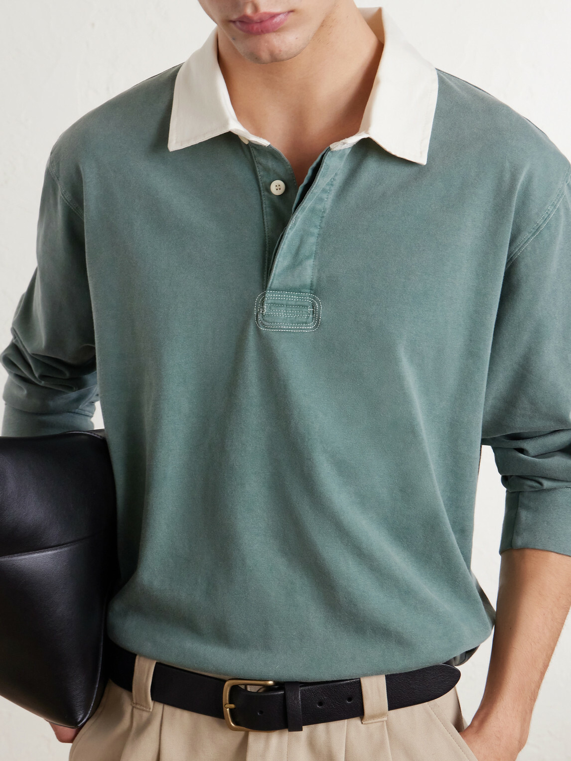 Corridor - Cotton-Jersey Polo Shirt - Green