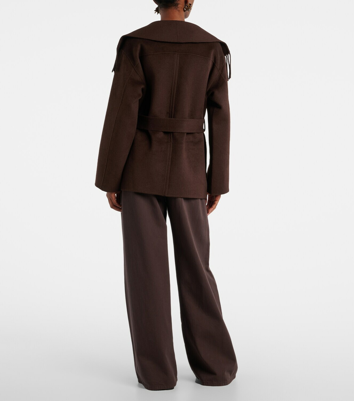 Simkhai Rowen fringed wool-blend jacket