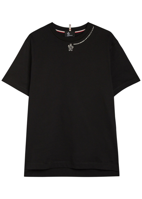 Photo: Moncler Grenoble Logo-print Cotton T-shirt Black