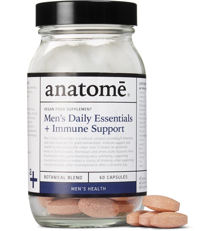 Photo: anatomē - Men's Daily Essentials Wellbeing Support Supplement, 60 Tablets - Colorless