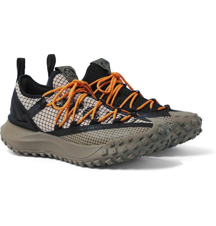 Photo: NIKE - ACG Mountain Fly Rubber-Trimmed GORE-TEX Sneakers - Brown